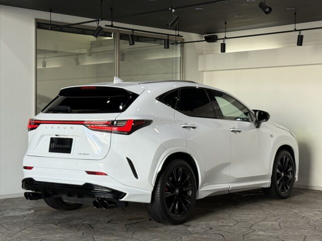 レクサスNX350h Fスポーツ ホワイトノーヴァガラスフレーク R4 イメージ3