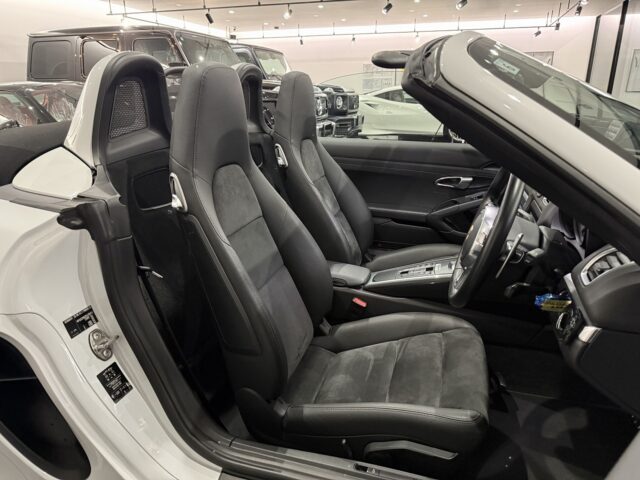 ポルシェ　ボクスター　S　ホワイト　黒幌　黒内装 イメージ7