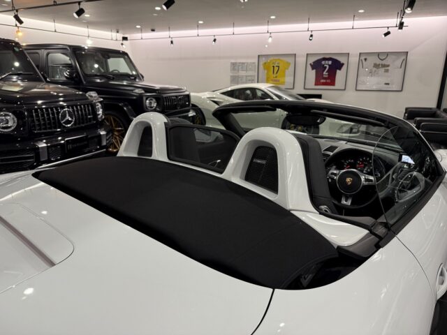 ポルシェ　ボクスター　S　ホワイト　黒幌　黒内装 イメージ15