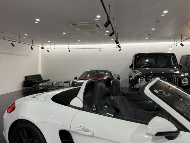 ポルシェ　ボクスター　S　ホワイト　黒幌　黒内装 イメージ21