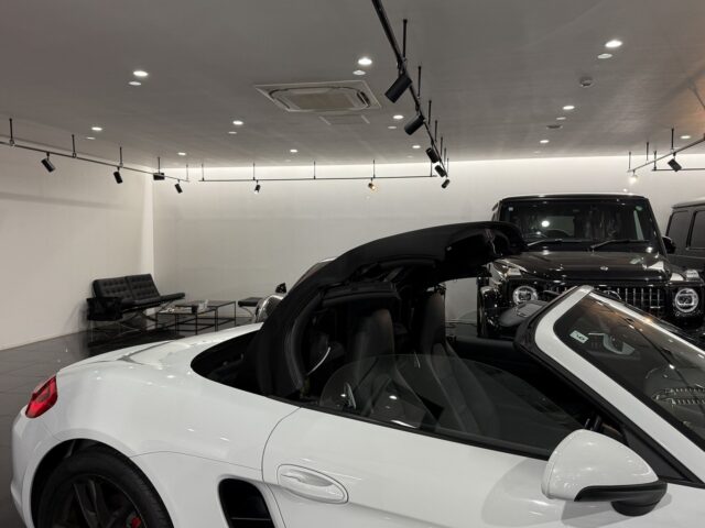 ポルシェ　ボクスター　S　ホワイト　黒幌　黒内装 イメージ23