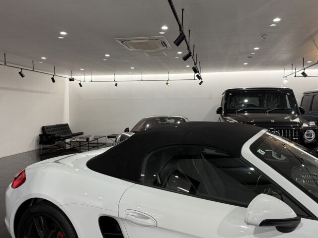 ポルシェ　ボクスター　S　ホワイト　黒幌　黒内装 イメージ24