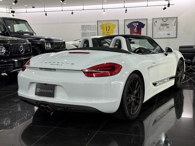 ポルシェ　ボクスター　S　ホワイト　黒幌　黒内装 イメージ4