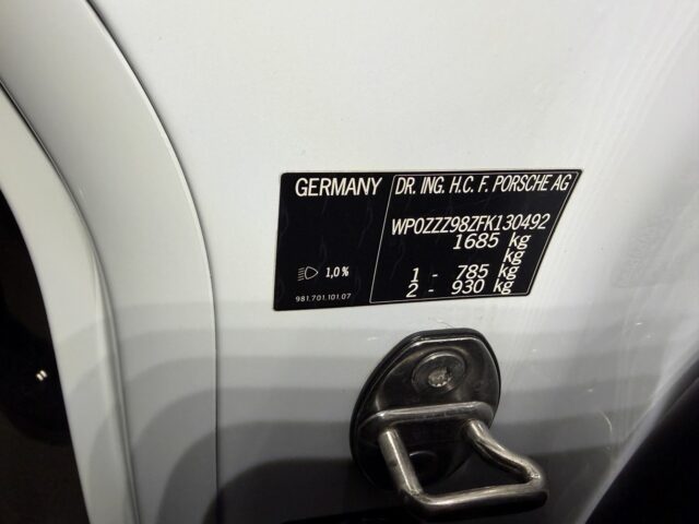 ポルシェ　ボクスター　S　ホワイト　黒幌　黒内装 イメージ29
