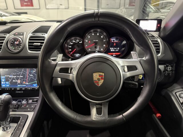 ポルシェ　ボクスター　S　ホワイト　黒幌　黒内装 イメージ6