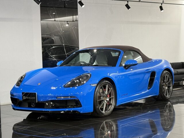 ポルシェ 718ボクスター GTS 水色 イメージ2