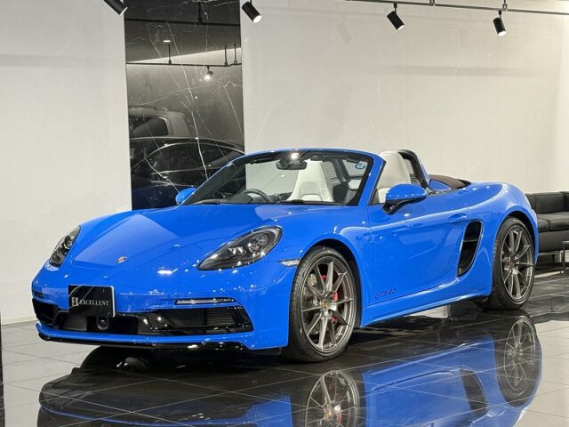ポルシェ 718ボクスター GTS 水色 イメージ1