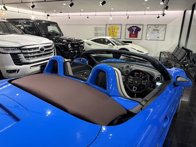 ポルシェ 718ボクスター GTS 水色 イメージ18