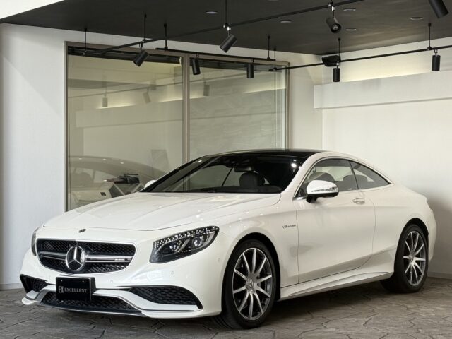 メルセデスベンツ S63 クーペ 白 USS名古屋 イメージ1